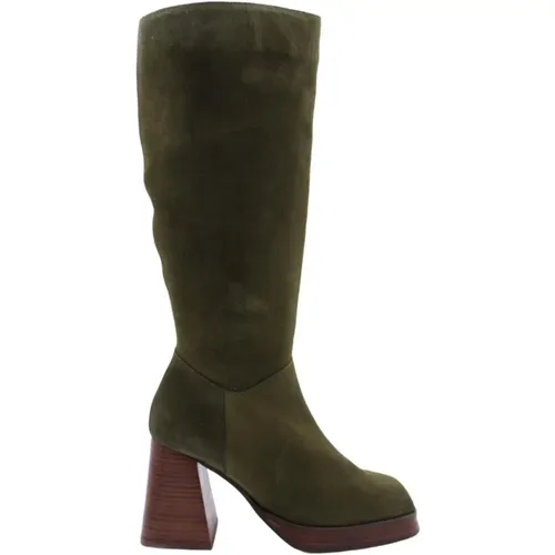 Heeled Boots , female, Sizes: 4 UK, 5 UK, 7 UK - Angel Alarcon - Modalova