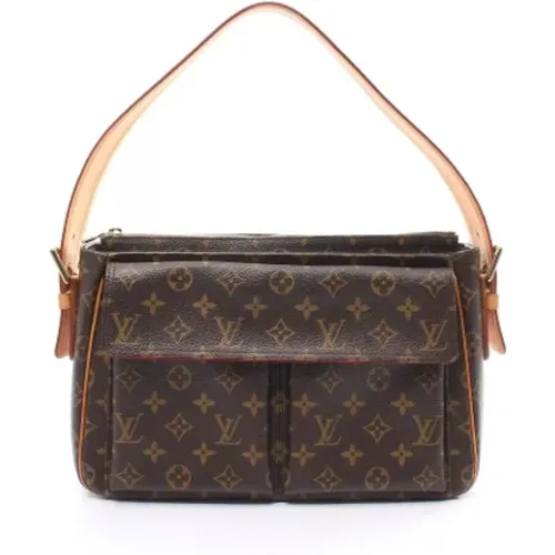 Pre-owned Canvas shoulder-bags , female, Sizes: ONE SIZE - Louis Vuitton Vintage - Modalova