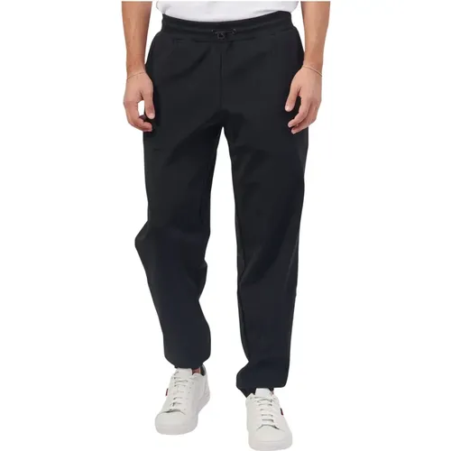 Schwarze Hose mit elastischem Bund , Herren, Größe: S - Emporio Armani - Modalova