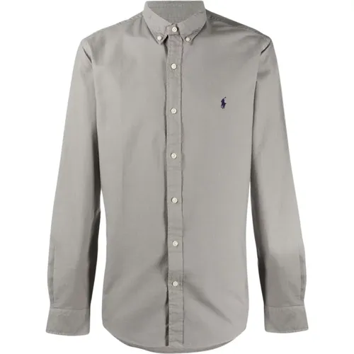 Grey Shirts for Men Aw24 , male, Sizes: L, M, XL - Ralph Lauren - Modalova