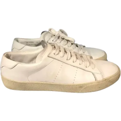 Pre-owned Leather sneakers , female, Sizes: 5 UK - Saint Laurent Vintage - Modalova