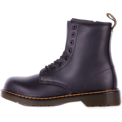 Zipper Leather Boots with Logo , unisex, Sizes: 4 UK, 3 UK - Dr. Martens - Modalova