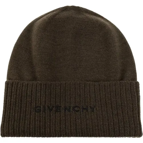 Wool Ribbed Trims Hat , female, Sizes: ONE SIZE - Givenchy - Modalova