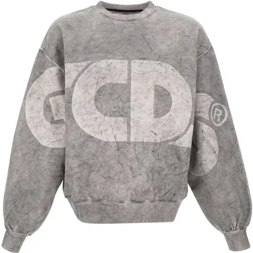 Gcds , Sweater ,Gray male, Sizes: M - Gcds - Modalova
