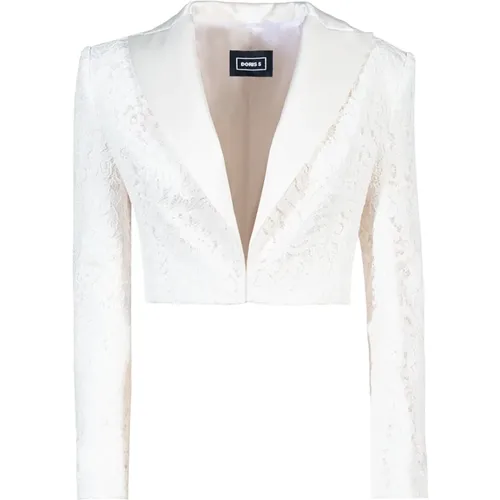 Elegant Spencer Jacket , female, Sizes: XS, L, XL - Doris S - Modalova