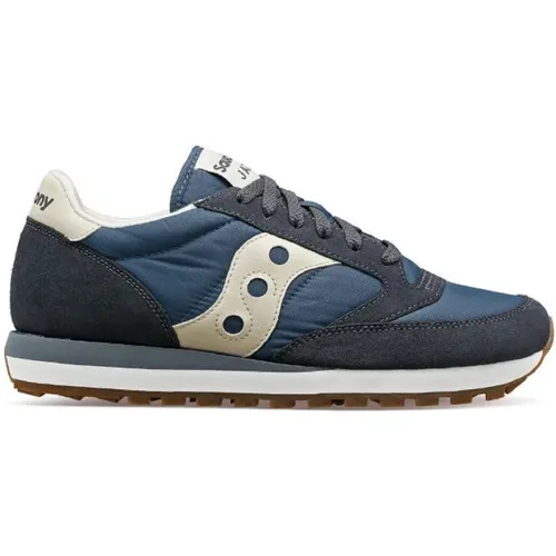 Blaue Sneakers mit Gepolstertem Kragen , Herren, Größe: 43 EU - Saucony - Modalova