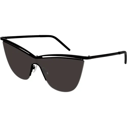 Schwarze Rahmen Sonnenbrille SL 249-001 , Damen, Größe: ONE Size - Saint Laurent - Modalova