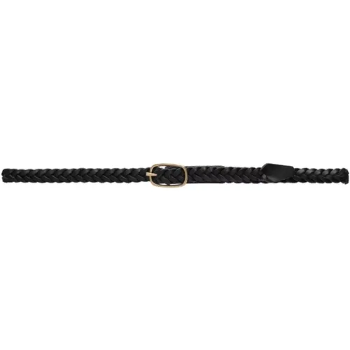 Braided Belt /Gold 15660 Style , female, Sizes: 95 CM, 85 CM - Depeche - Modalova