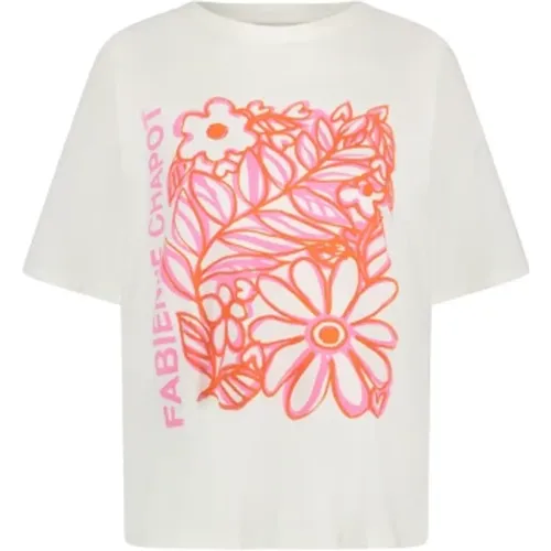 Rosa Bloom T-Shirt , Damen, Größe: 2XL - Fabienne Chapot - Modalova