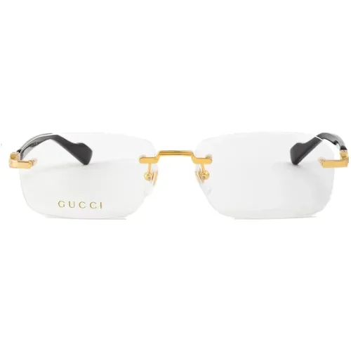 Vintage-inspired Urban Eyeglasses , unisex, Sizes: 56 MM - Gucci - Modalova