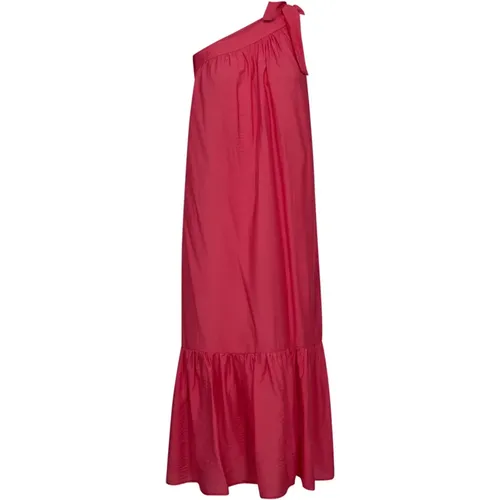 Asym Dress with Flounce Hem , female, Sizes: L, S, XS, M - Co'Couture - Modalova