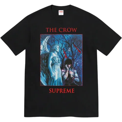 Limitierte Auflage The Crow Tee Schwarz , Herren, Größe: XL - Supreme - Modalova