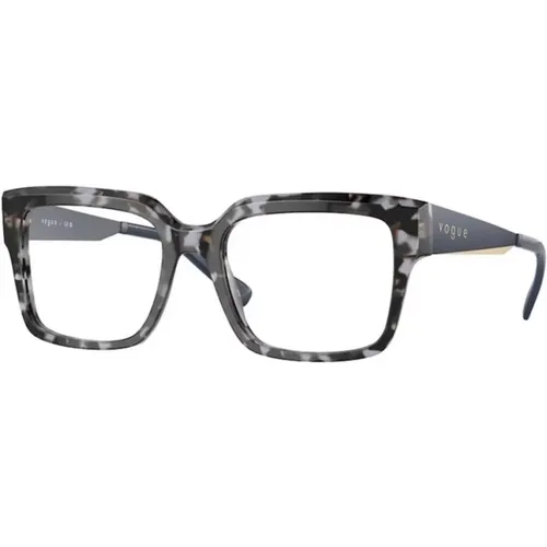 Blue Frame Glasses Model 3147 , male, Sizes: 53 MM - Vogue - Modalova