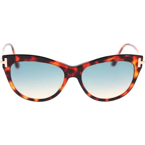Stilvolle Cat-Eye Sonnenbrille - Tom Ford - Modalova