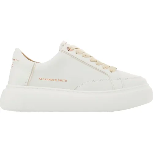 Weiße EcoGreenwich Sneakers , Damen, Größe: 40 EU - Alexander Smith - Modalova