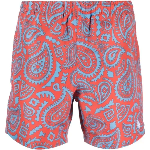 Paisley swimming shorts , male, Sizes: S, L - Marcelo Burlon - Modalova