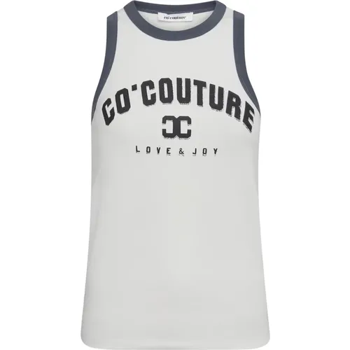 Sporty Edgecc Tank Top , female, Sizes: S, L, M - Co'Couture - Modalova