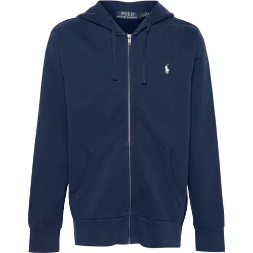 Navy Cruise Sweatshirt , Herren, Größe: L - Polo Ralph Lauren - Modalova