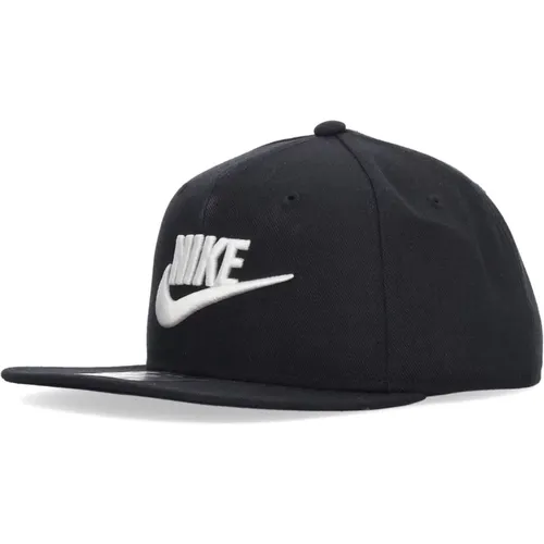 Flache Schirmmütze Schwarz/Weiß , unisex, Größe: M/L - Nike - Modalova