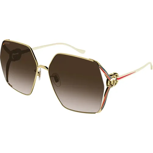 Sungles Gg1322Sa , female, Sizes: 64 MM - Gucci - Modalova