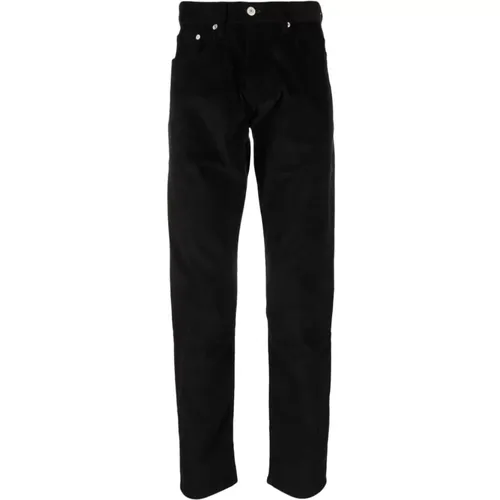 Schwarze Straight-Leg Jeans mit mittelhoher Taille - Paul Smith - Modalova