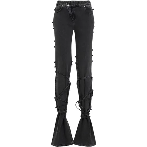 Schwarze Jeans für Frauen Aw24 - alexander mcqueen - Modalova