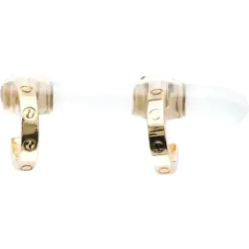 Pre-owned Rose Gold earrings , female, Sizes: ONE SIZE - Cartier Vintage - Modalova