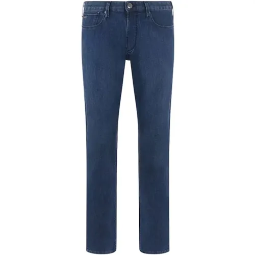 Tasche Leggero Stretch Slim-Fit Jeans , Herren, Größe: W33 - Emporio Armani - Modalova