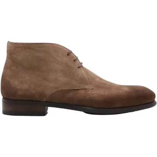 Beige Wildleder Chelsea Boot , Herren, Größe: 43 EU - Magnanni - Modalova