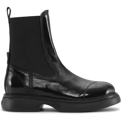 Leather Ankle Boots , female, Sizes: 5 UK, 4 UK, 7 UK, 6 UK, 3 UK - Ganni - Modalova
