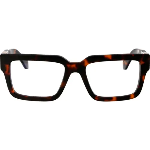 Stylish Optical Style 15 Glasses , unisex, Sizes: 54 MM - Off White - Modalova