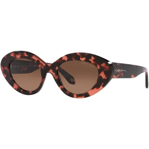 Pink Havana Sunglasses AR 8194,Sunglasses AR 8194 - Giorgio Armani - Modalova