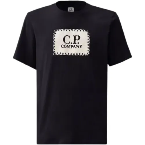 Stilvolle T-Shirts und Polos , Herren, Größe: L - C.P. Company - Modalova