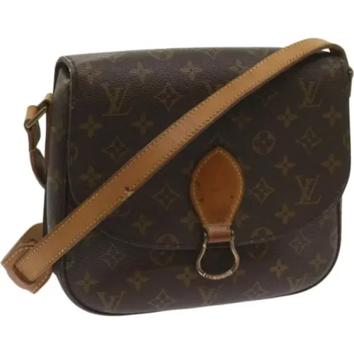 Pre-owned Canvas schultertasche , Damen, Größe: ONE Size - Louis Vuitton Vintage - Modalova