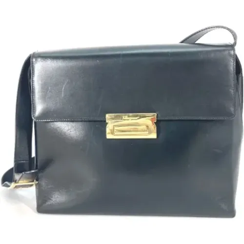 Pre-owned Leather shoulder-bags , female, Sizes: ONE SIZE - Salvatore Ferragamo Pre-owned - Modalova