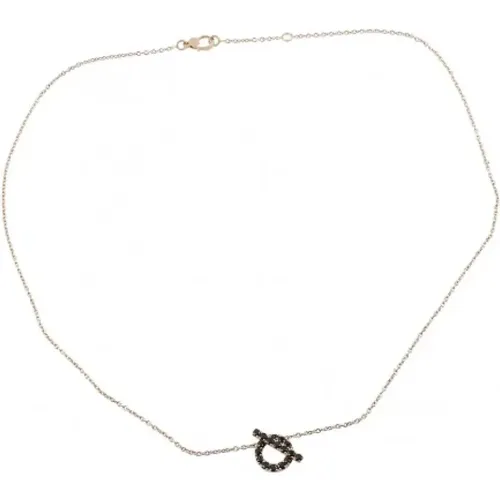 Pre-owned Gold necklaces , female, Sizes: ONE SIZE - Hermès Vintage - Modalova