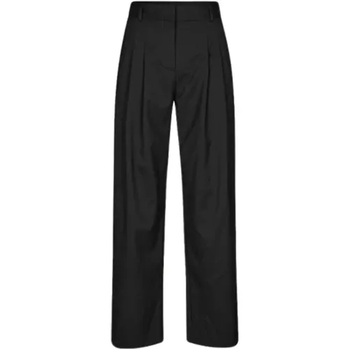 Straight-Cut Suit Pants , female, Sizes: XS - Samsøe Samsøe - Modalova