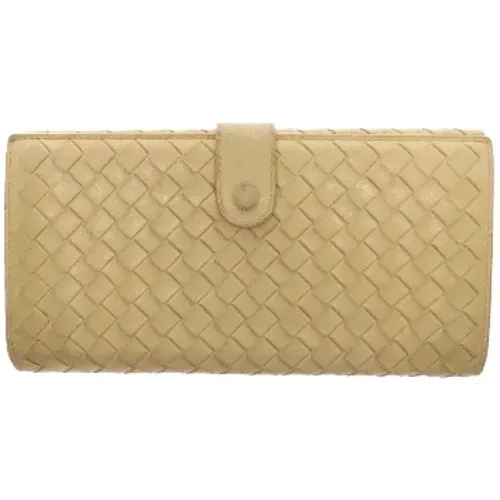 Pre-owned Leather wallets , female, Sizes: ONE SIZE - Bottega Veneta Vintage - Modalova