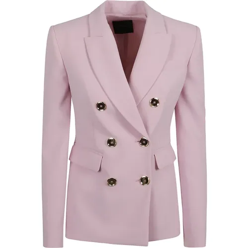 Outerwear Jacket with Gold Buttons , female, Sizes: XS, 2XS, L - pinko - Modalova