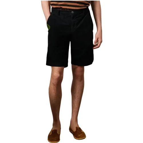 Corduroy Slim Fit Shorts , Herren, Größe: 4XL - Massimo Alba - Modalova