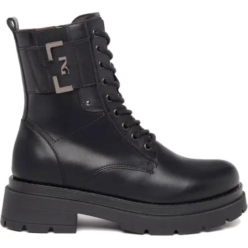 Combat Boots , female, Sizes: 7 UK - Nerogiardini - Modalova