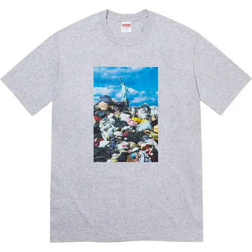 Klassisches Trash Tee Heather Grey Limited Edition , Herren, Größe: L - Supreme - Modalova