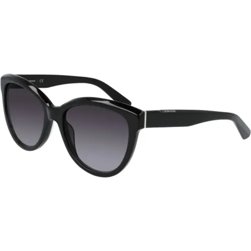 Schwarze Acetat-Sonnenbrille Ck21709S-001 - Calvin Klein - Modalova