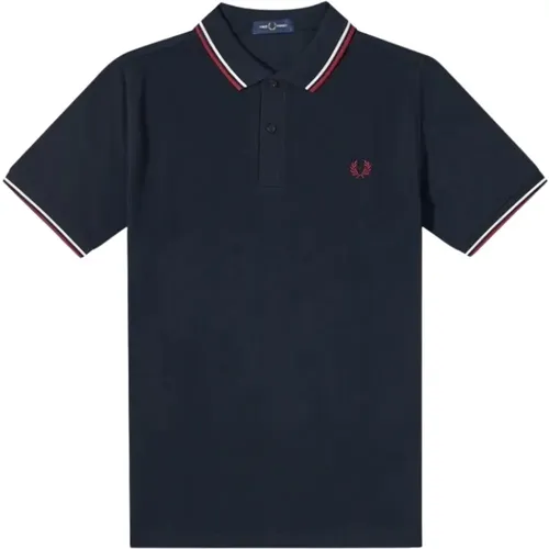 Slim Fit Twin Tipped Polo , Herren, Größe: L - Fred Perry - Modalova