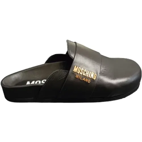 Sandals for Women , male, Sizes: 7 UK, 8 UK, 6 UK, 10 UK, 9 UK - Moschino - Modalova
