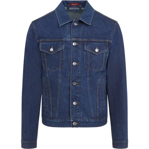 Denim Jacket for Men , male, Sizes: XL, L, M - Gucci - Modalova