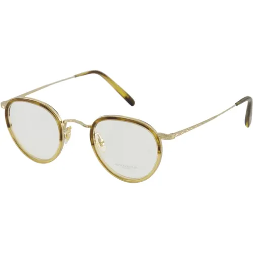 Round ;Mp-2; Optical /Canarywood gradient/gold , unisex, Sizes: S - Oliver Peoples - Modalova