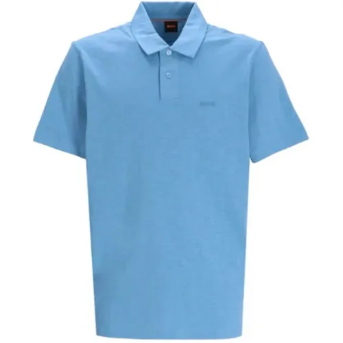 Herren Slub Polo Shirt , Herren, Größe: 2XL - Hugo Boss - Modalova