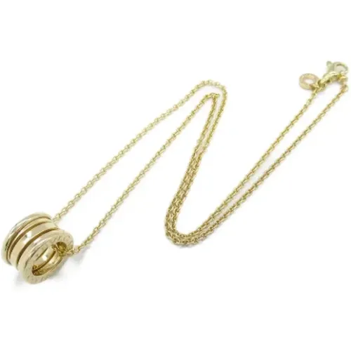 Pre-owned Gold necklaces , female, Sizes: ONE SIZE - Bvlgari Vintage - Modalova