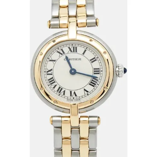 Pre-owned Stainless Steel watches , female, Sizes: ONE SIZE - Cartier Vintage - Modalova